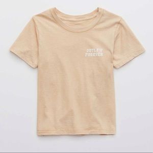 NWT Aerie Outlaw Graphic Oh Baby! T-shirt